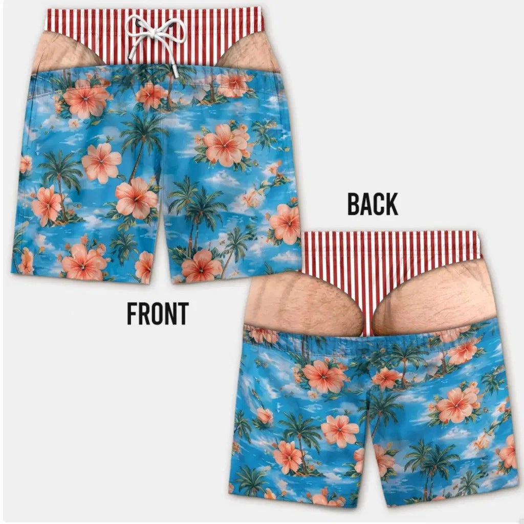 DropCheeks? Swim Trunks