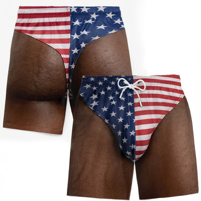 DropCheeks? Swim Trunks