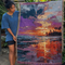 Home Again Hawaii Sunset Blanket