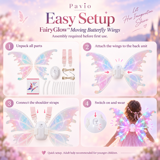 Pavio FairyGlow™ Moving Butterfly Wings