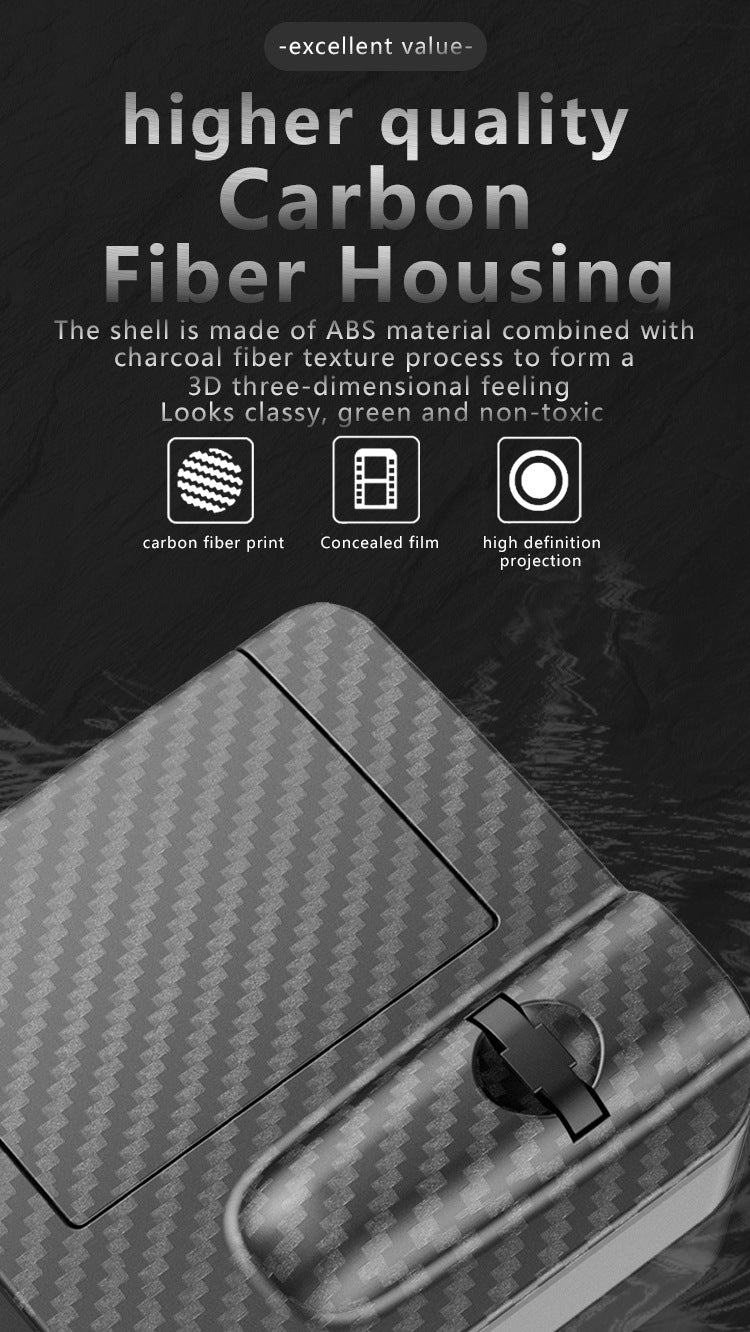 Carbon-fiber textured housing