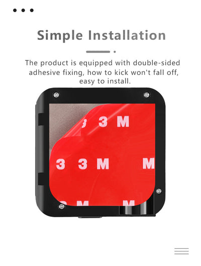 Simple adhesive installation