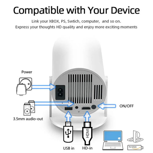 Pavio Home Portable Projector