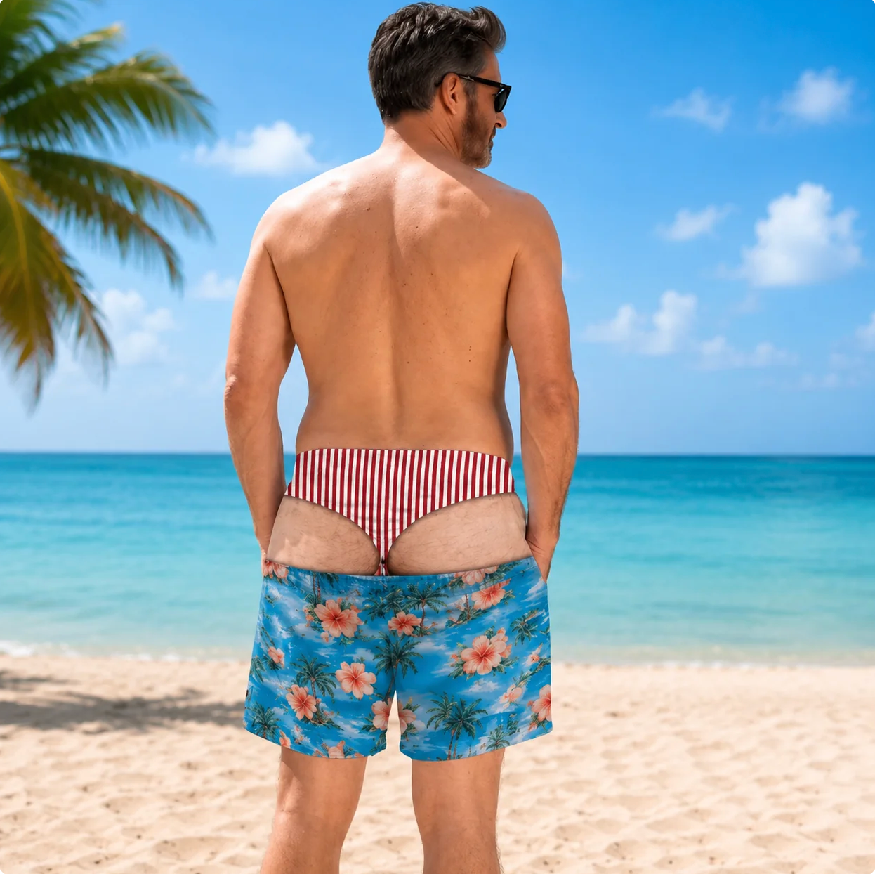 DropCheeks? Swim Trunks